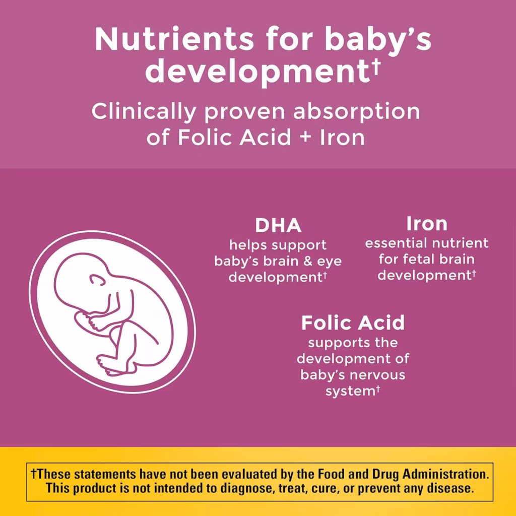 Nature Made Prenatal + DHA img- 2